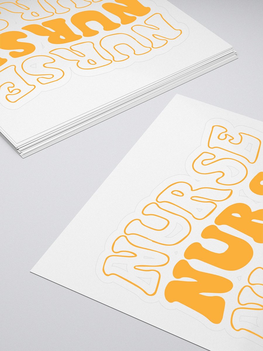 Bold Nurse Repeat Kiss-Cut Stickers product image (4)