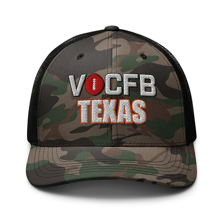 Texas VOCFB Camo Trucker Hat product image (1)
