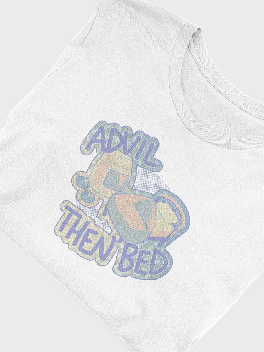 Pain Meds then Bed Tee (White) product image (5)