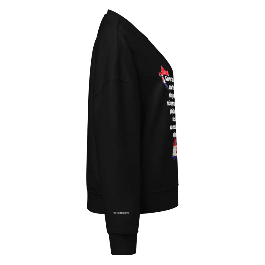 Thompson Ako Ne Znaš Šta Je Bilo (stihovi) WomenOrganic Sweatshirt product image (5)