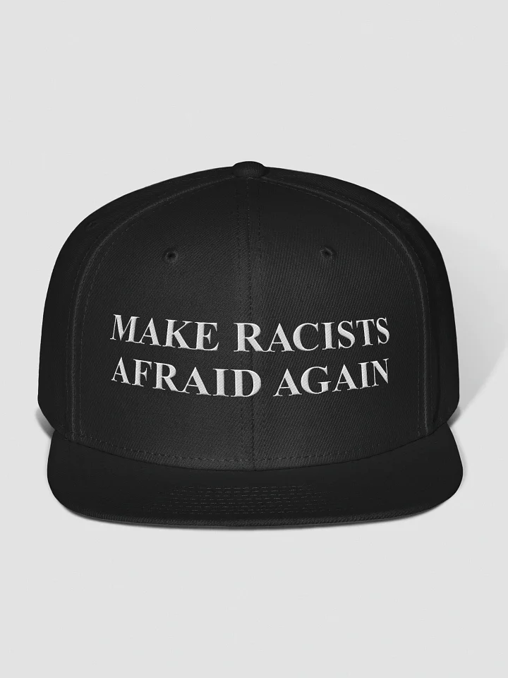 Make Racists Afraid Again Snapback Cap (RED or BLACK) product image (1)