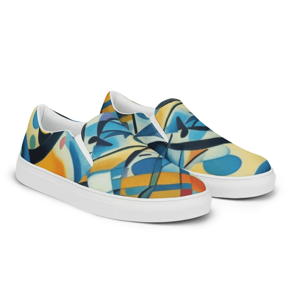 4-meter weather Vibrant Swirl Canvas Slip-Ons product image (6)