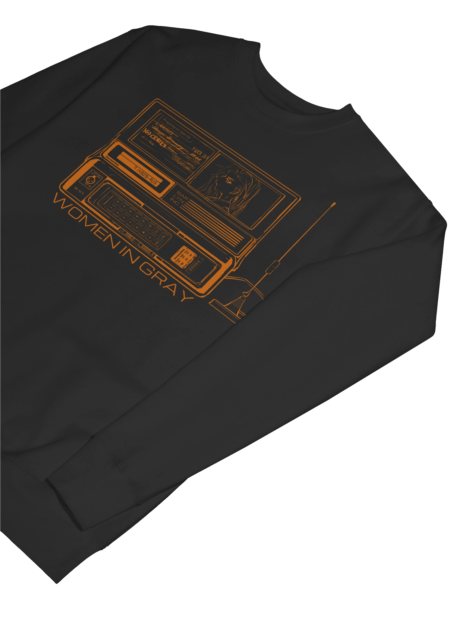 Women in Gray - Mobile Phone Long Tee (amber) product image (7)