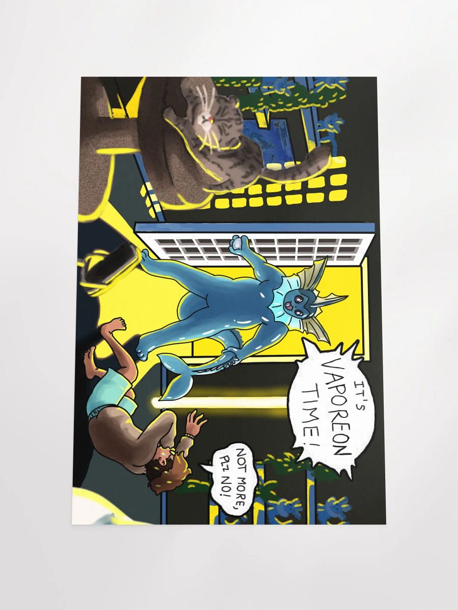 Vaporeon Meme Poster product image (4)