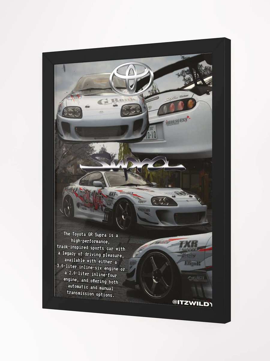 JDM Legends Toyota Supra Decal Poster product image (2)