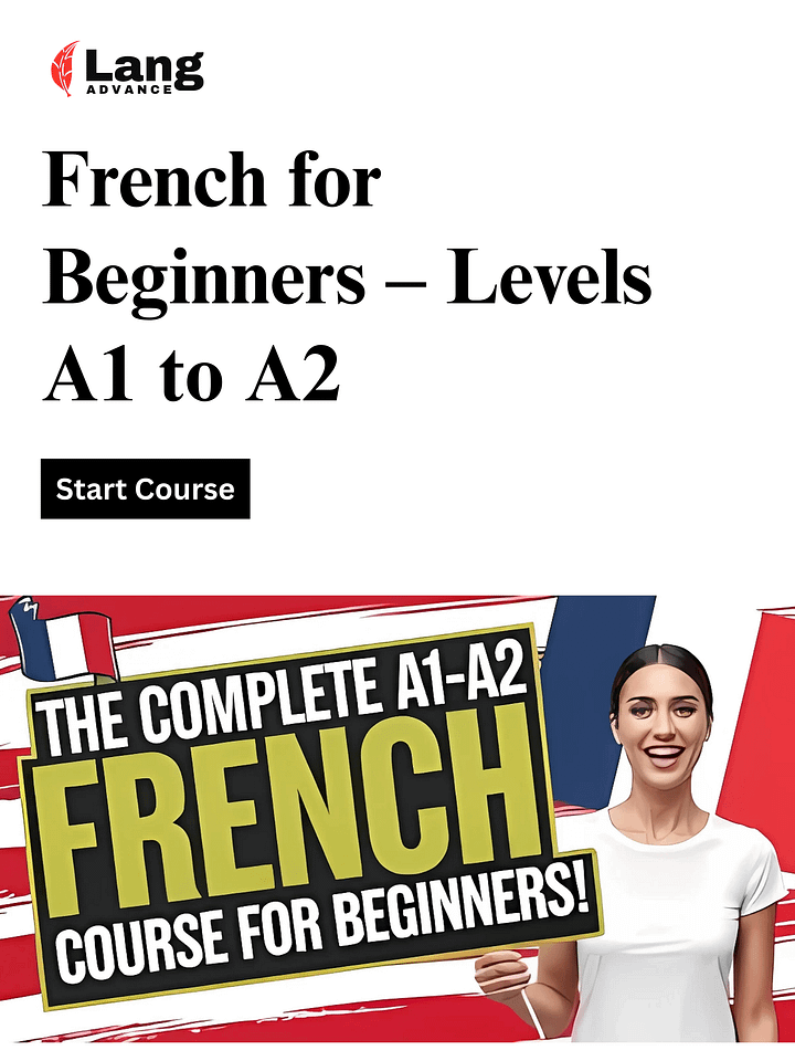 The complete A1-A2 French course for beginners product image (1)