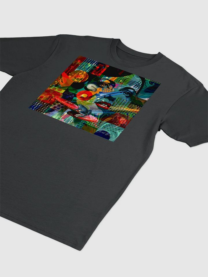 'Among the Wild' by Edward Martin Mixed Media Collage -Surreal Fusion Men's Tee product image (4)