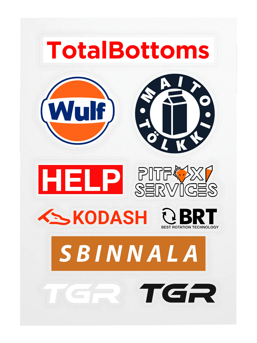 Tig Gang Racing Sticker Sheet product image (3)
