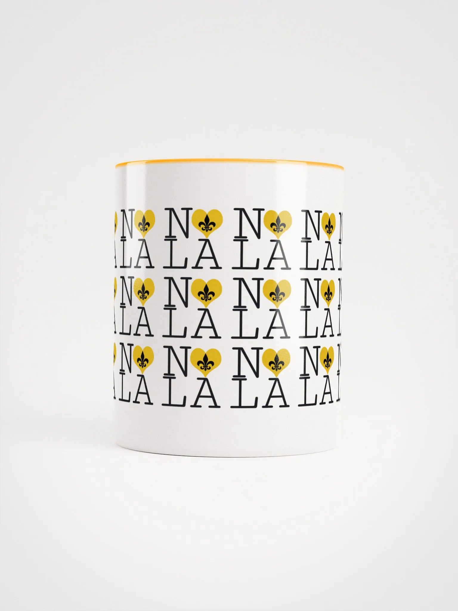 I LOVE NOLA **LEGACY COLOR MUG** (GOLD HEART INFINITY WALL) product image (10)