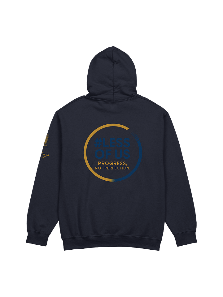 #LessOfUs Champion Hoodie – “Progress, Not Perfection” product image (2)
