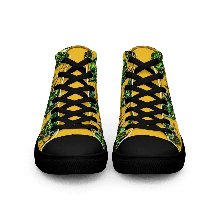 Mythical Green Oni High Top Canvas Shoes product image (4)