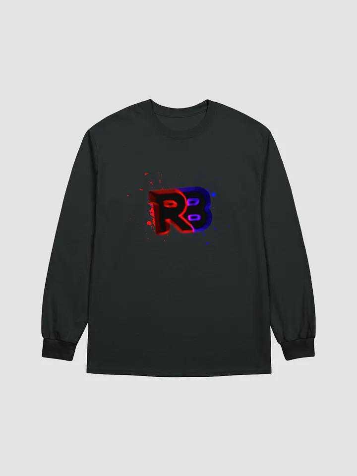 Red & Blue Splatter Long Sleeve Tee product image (1)
