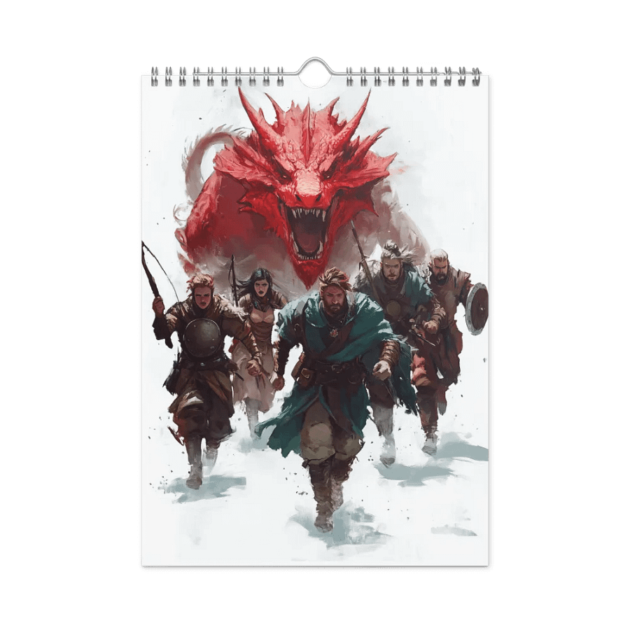 2025 Hack the Dungeon class calendar | D&D product image (3)