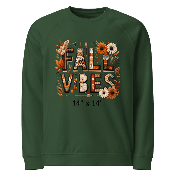 Fall Graphic Sweatshirt Autumn Vibes product image (1)