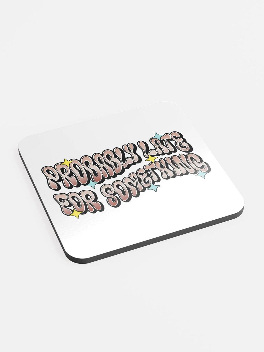 Probably Late For Something Whimsical Wavy Coaster Set product image (2)