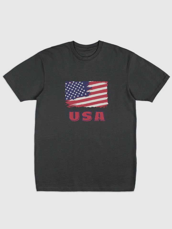 Patriotic Brushed Flag Tee product image (1)