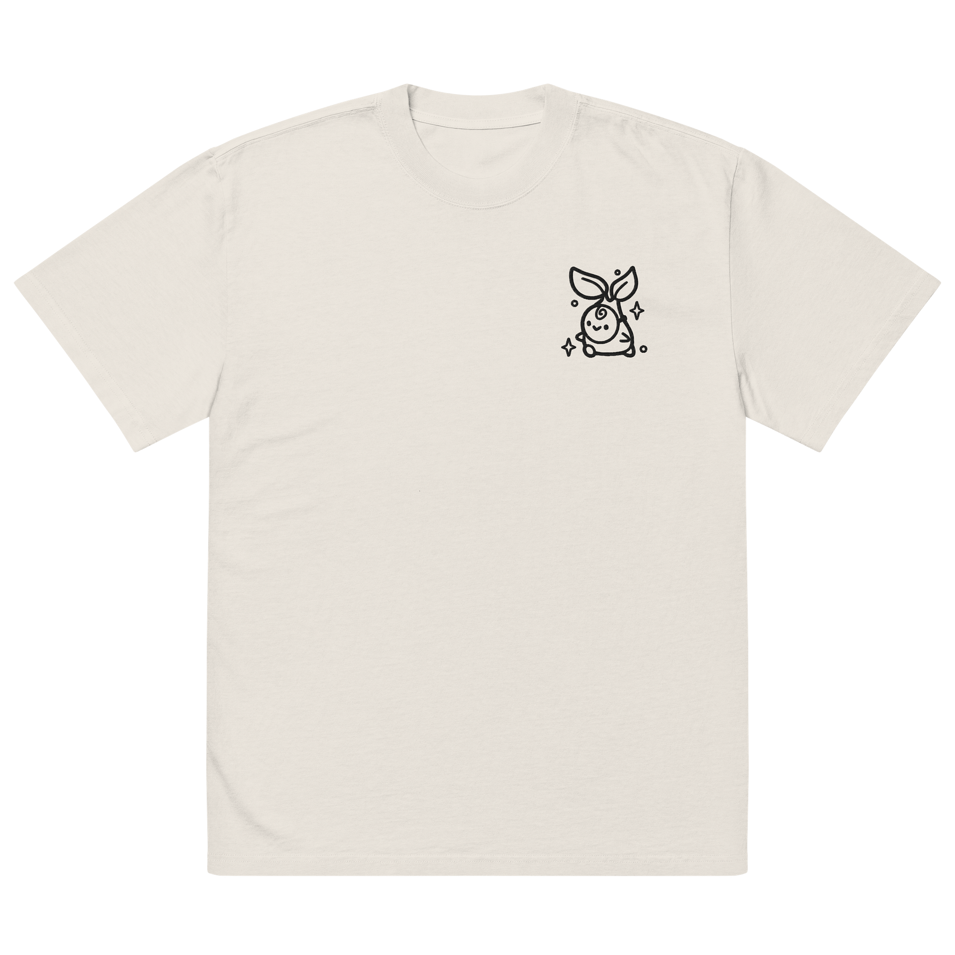 T-shirt Oversized Premium Mascotte Pouet brodé product image (14)