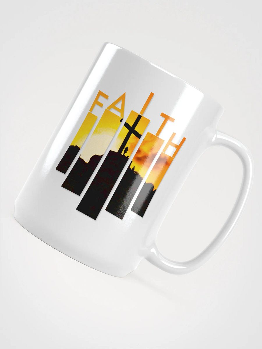 FAITH - Artistic Design White Glossy Mug product image (4)
