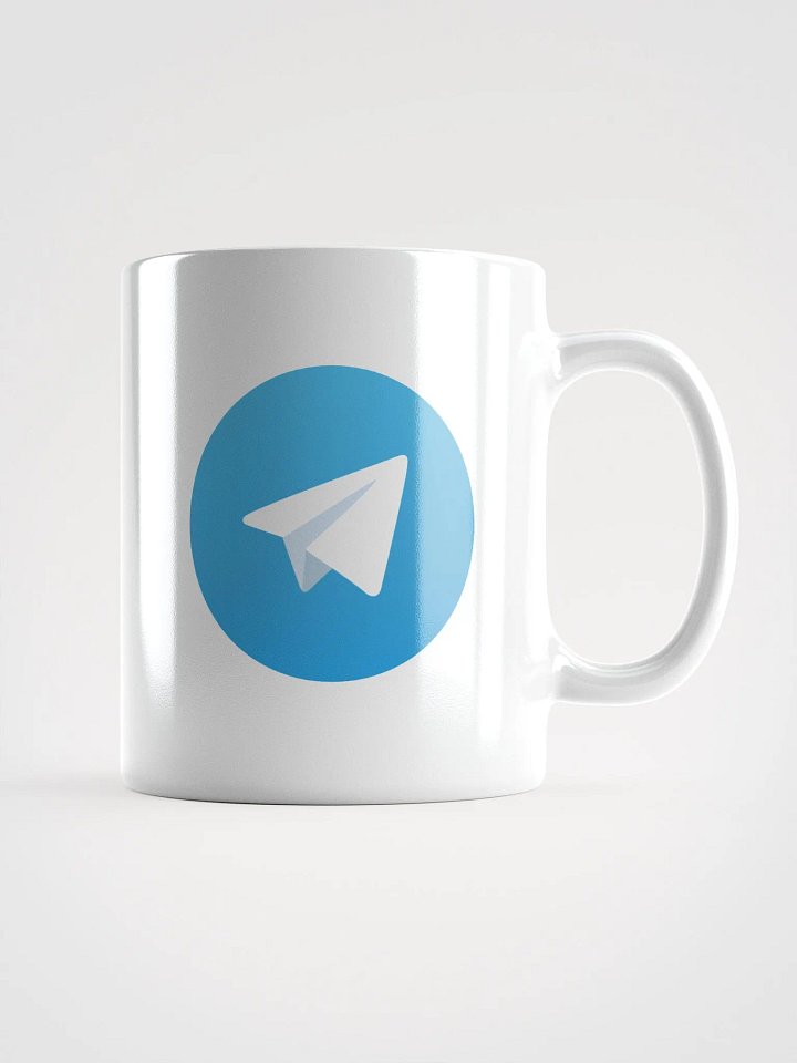 Taza con el logo Telegram Classic product image (1)