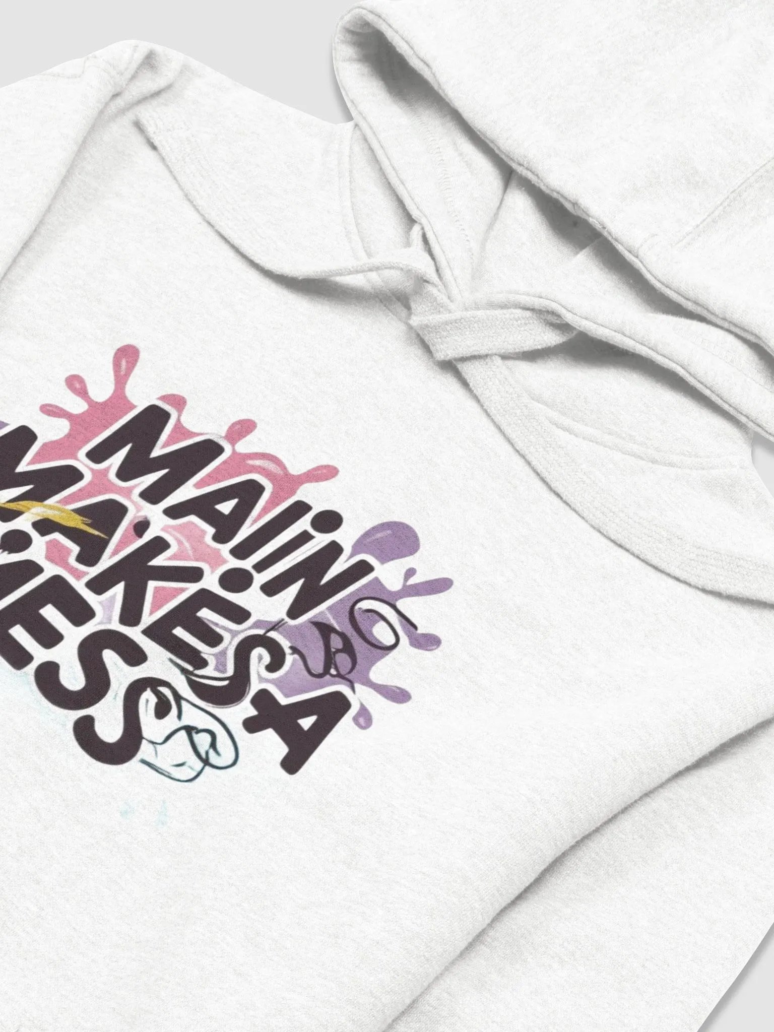Malinmakesamess - Hoodie (printed Ghostlogo) product image (3)