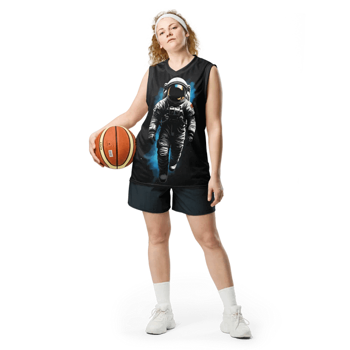 Cosmic Explorer - Unisex Basketball Jersey UPF50+ protection product image (2)