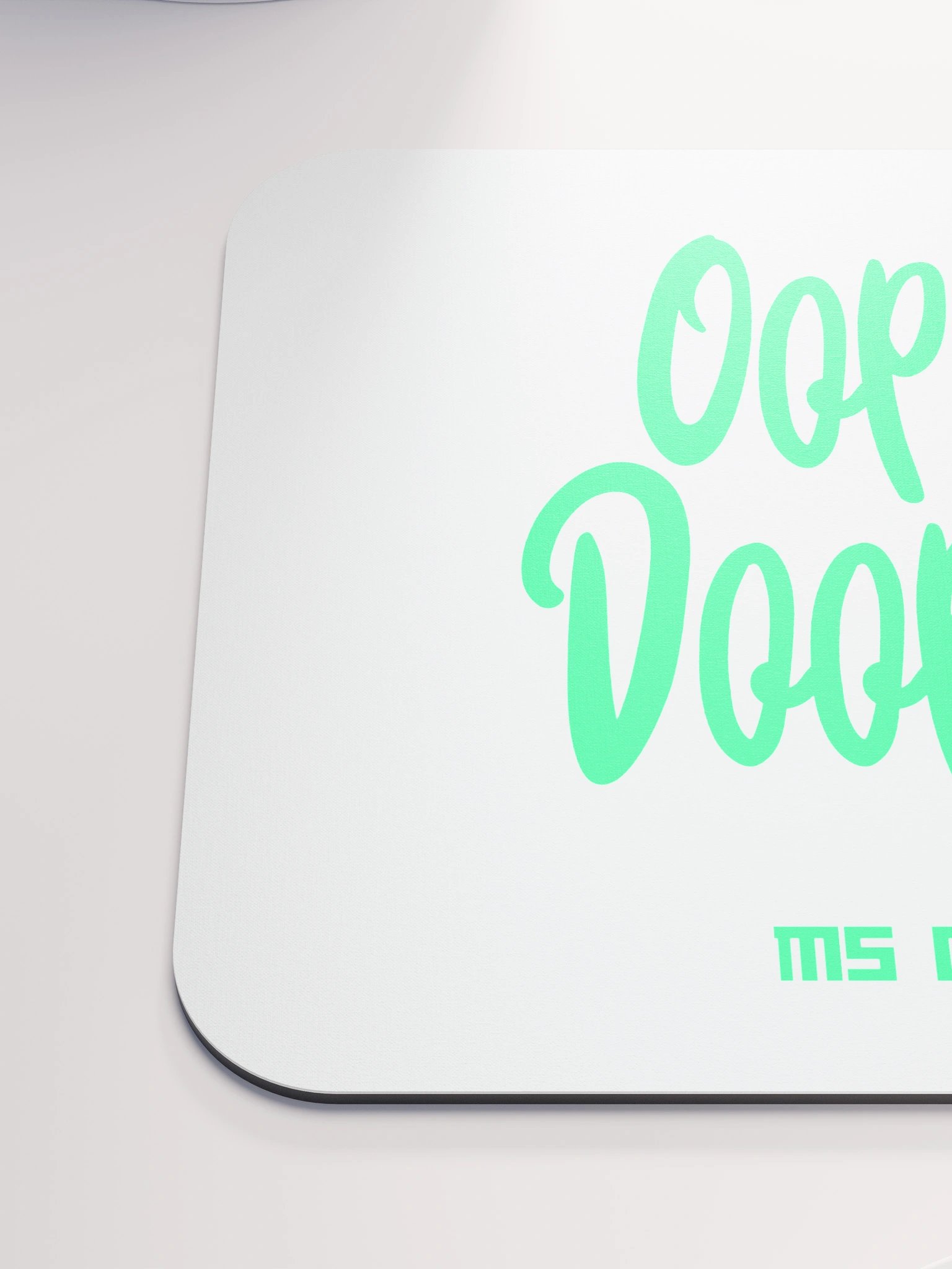Ms Gamer Oopsie Doopsie Mouse Pad - White product image (6)