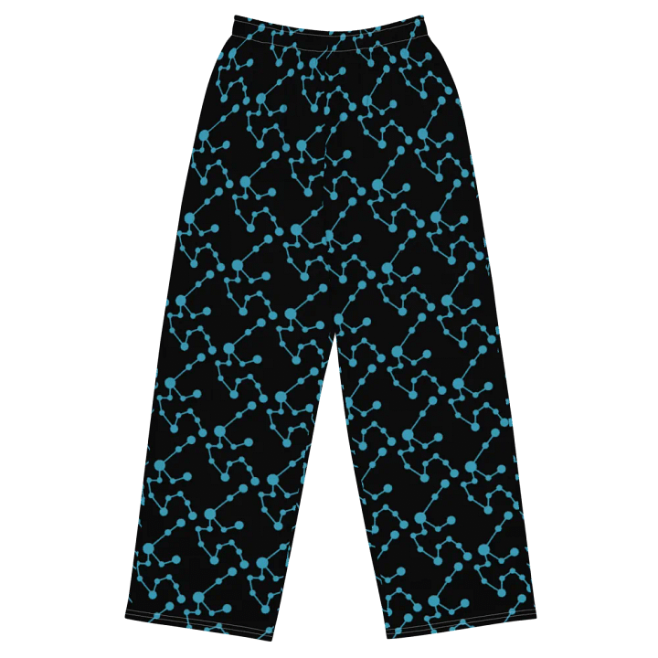 Interconnected Blue Aquarius Unisex Pants product image (1)