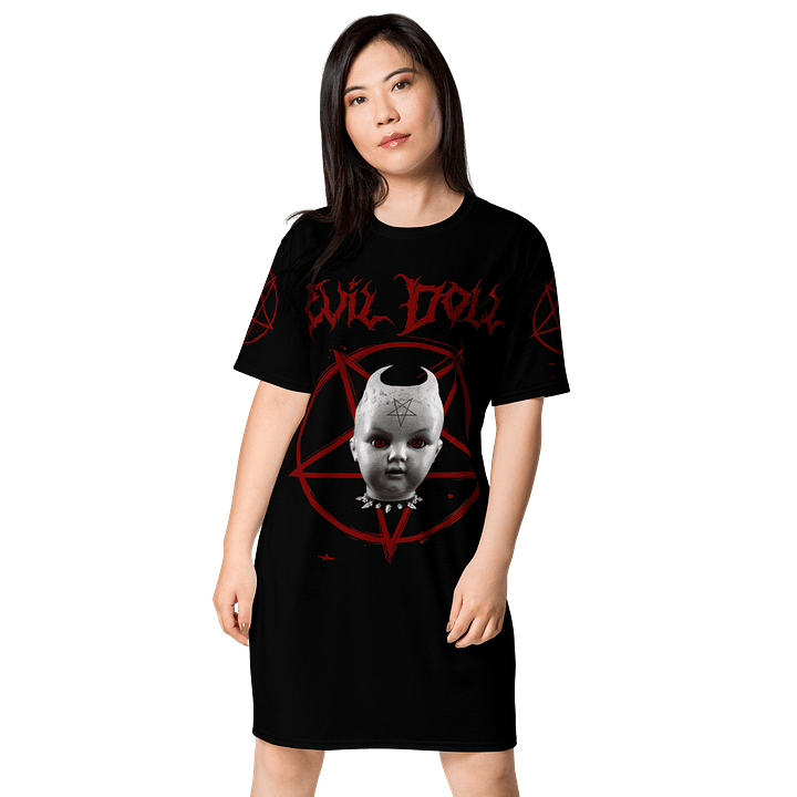 EVIL DOLL T-SHIRT DRESS product image (1)
