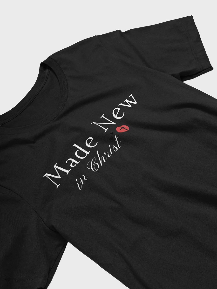 Made New In Christ Christian Faith Bella Canvas T-shirt product image (4)
