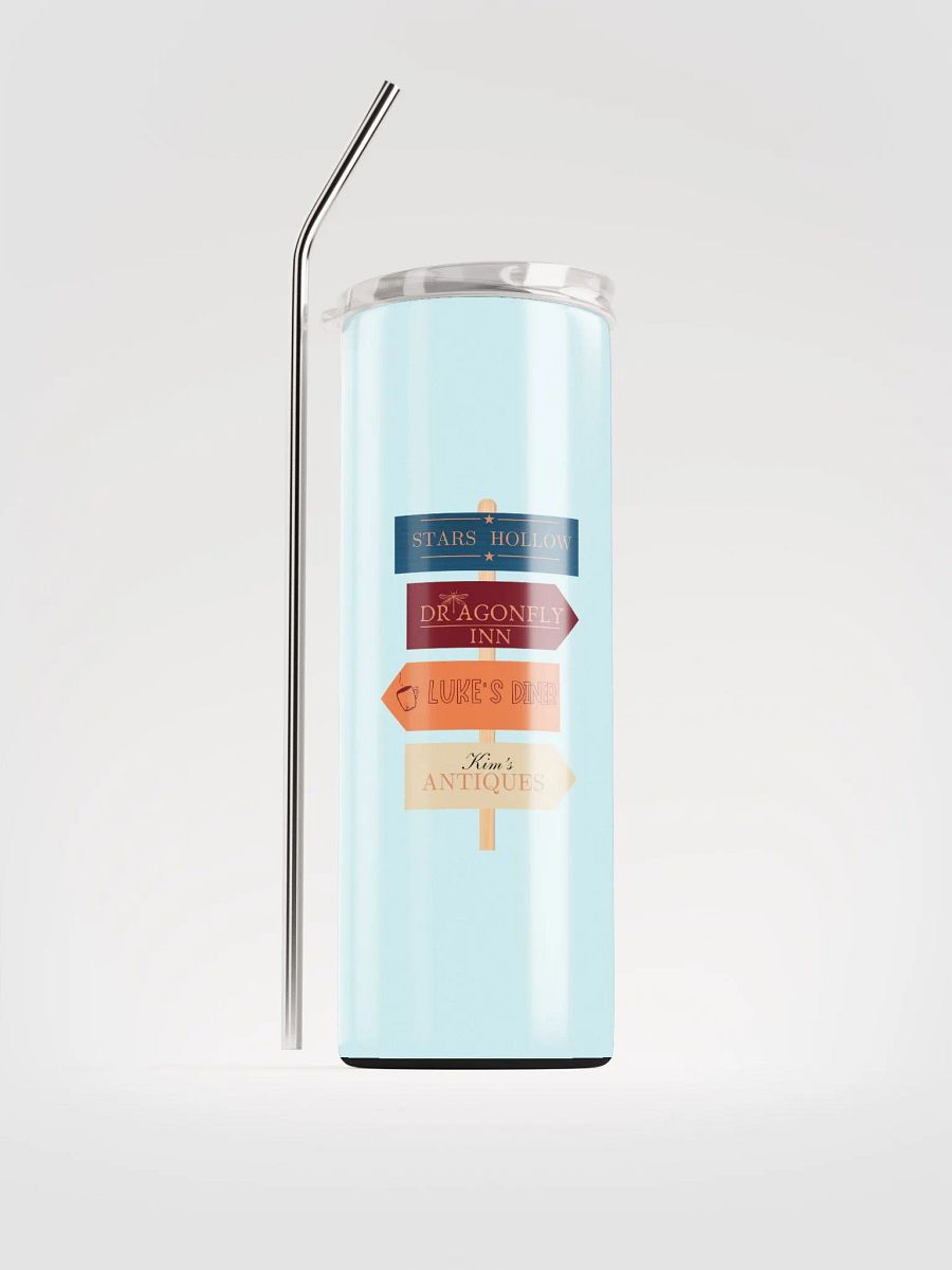 Gilmore Girls Tumbler - Stars Hollow Sign with Iconic Locations product image (2)