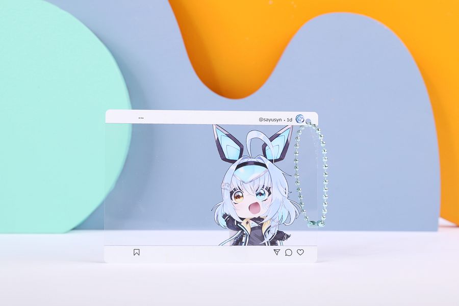 Social Media Stycle PVC Keychain product image (6)