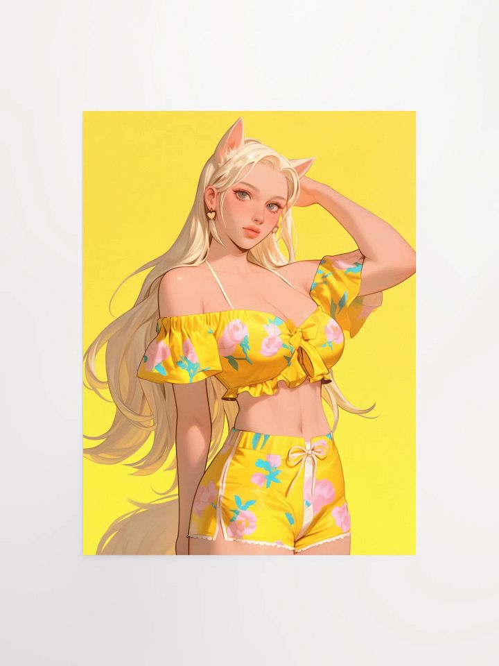 Sunshine Cat Anthro Matte Poster product image (2)