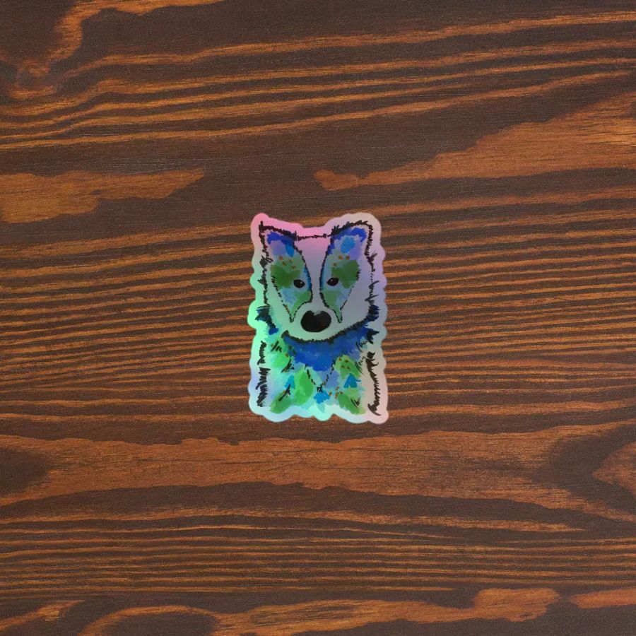 Honey Badger Holographic Sticker product image (3)