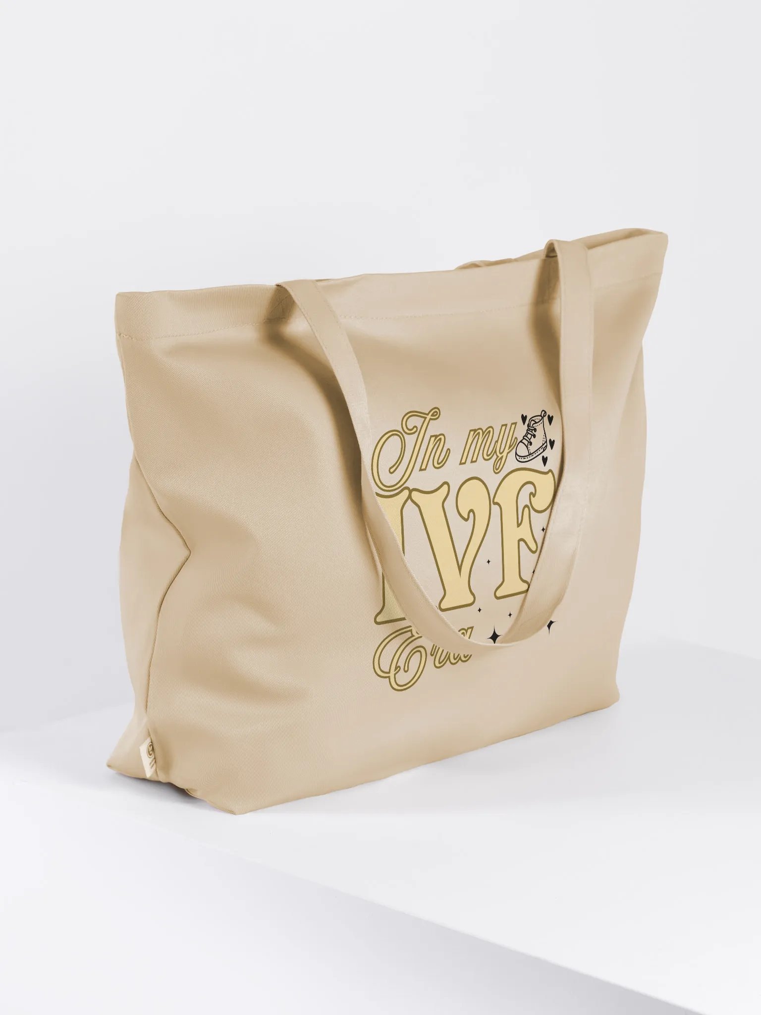 In My IVF Era, Pregnancy Treatment, Eco Tote Bag - Cream product image (3)