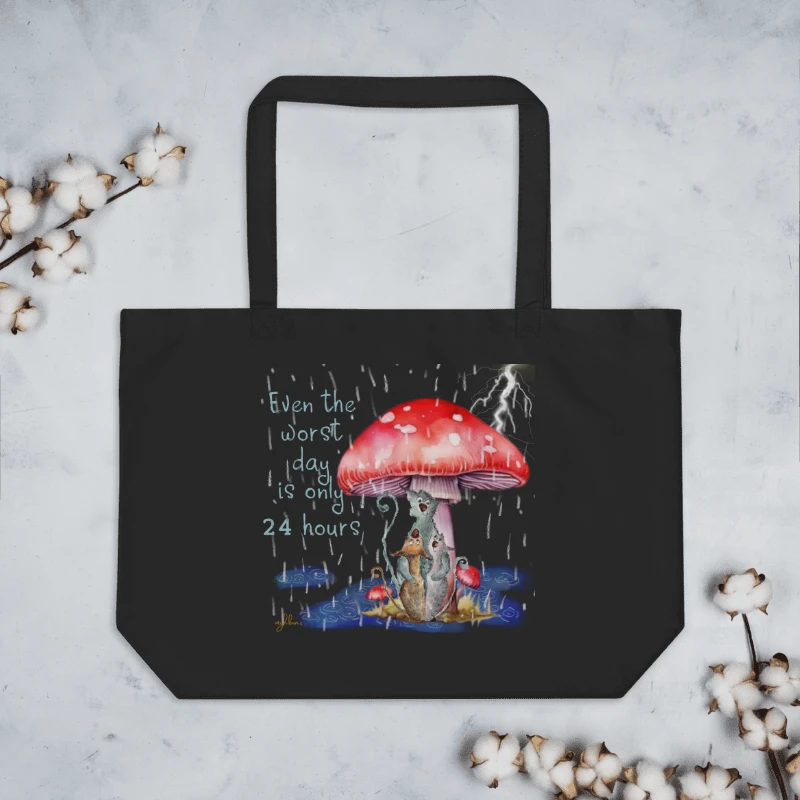 Passing Clouds: Weathering the Storm Eco Tote (Large) product image (5)