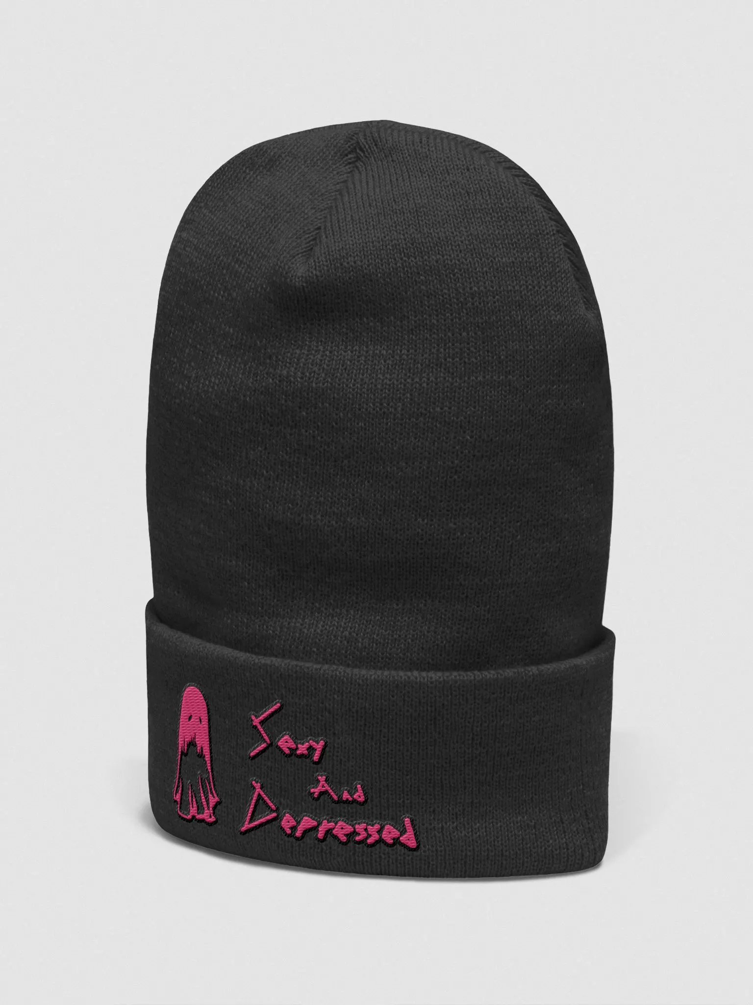 SaD Logo (Pink) Classic Beanie product image (2)