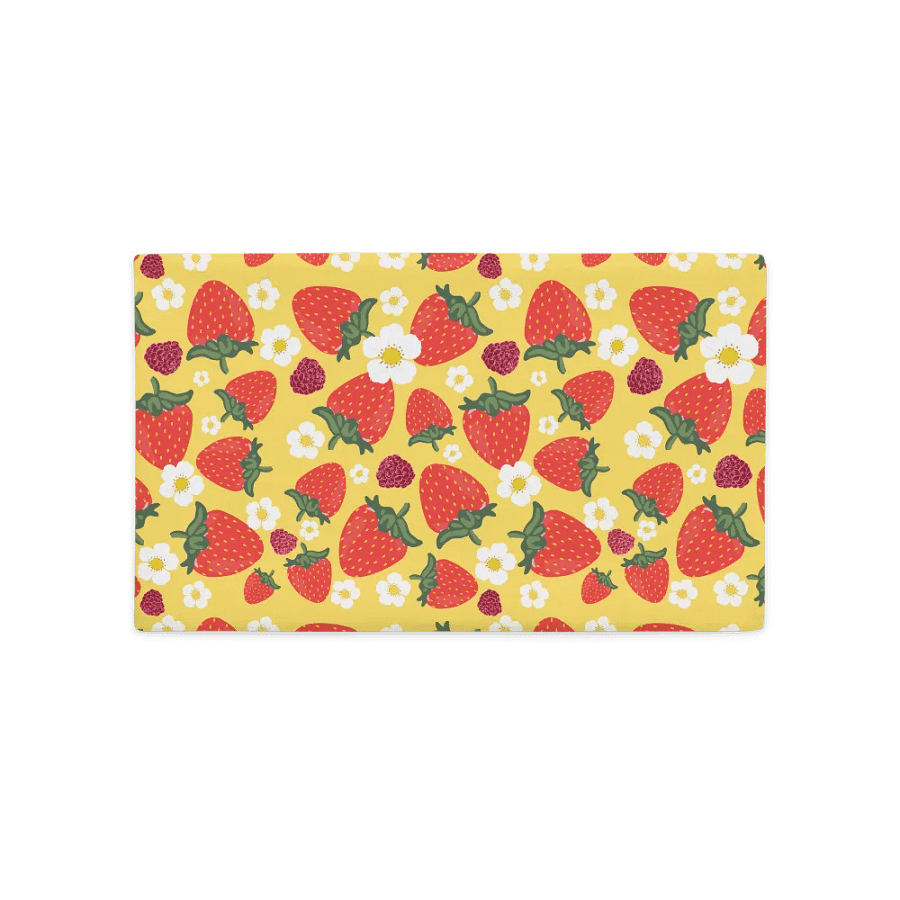 Strawberry Field and Blossom All-Over Pillow Case product image (2)