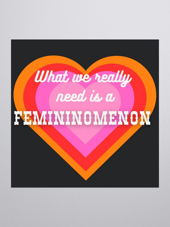 Femininomenon Sticker. product image (3)