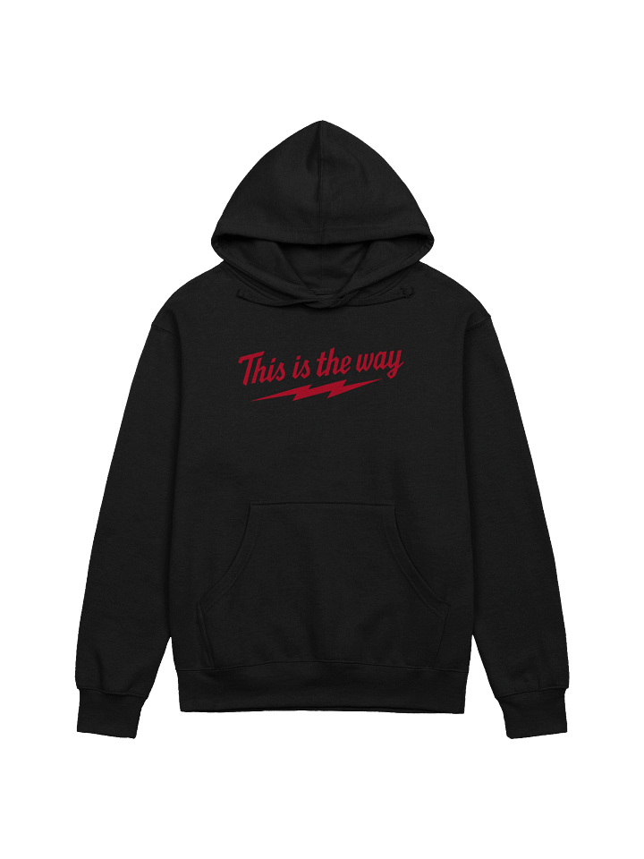 THIS IS THE WAY HOODIE (RED LOGO) product image (2)