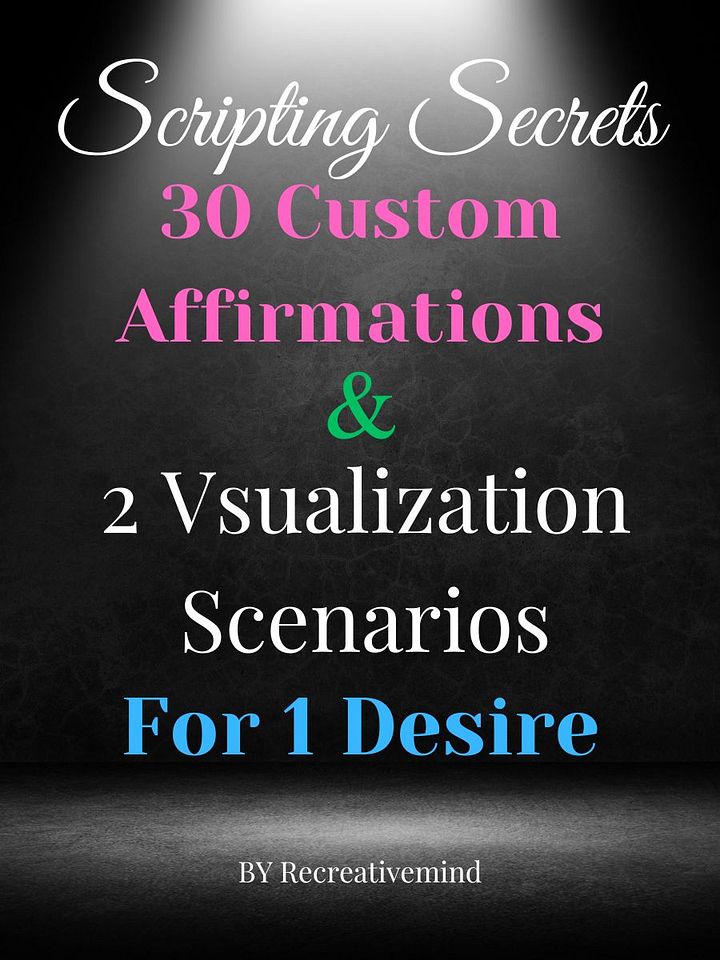 Custom Affirmations and Visualization Scenarios for 1 Desire. product image (1)