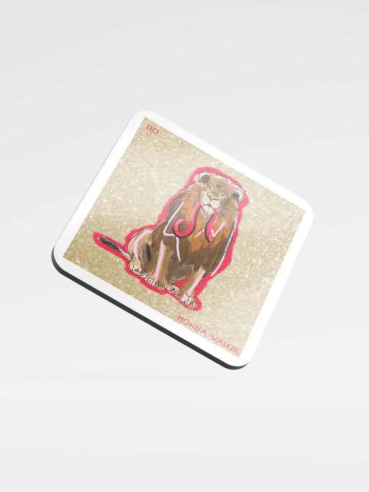 Glossed cork coaster product image (1)