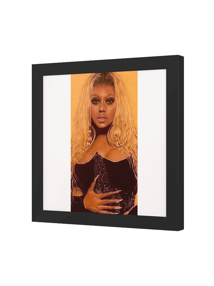 Nicki Minaj Colored Pencil Drawing Framed Print product image (7)