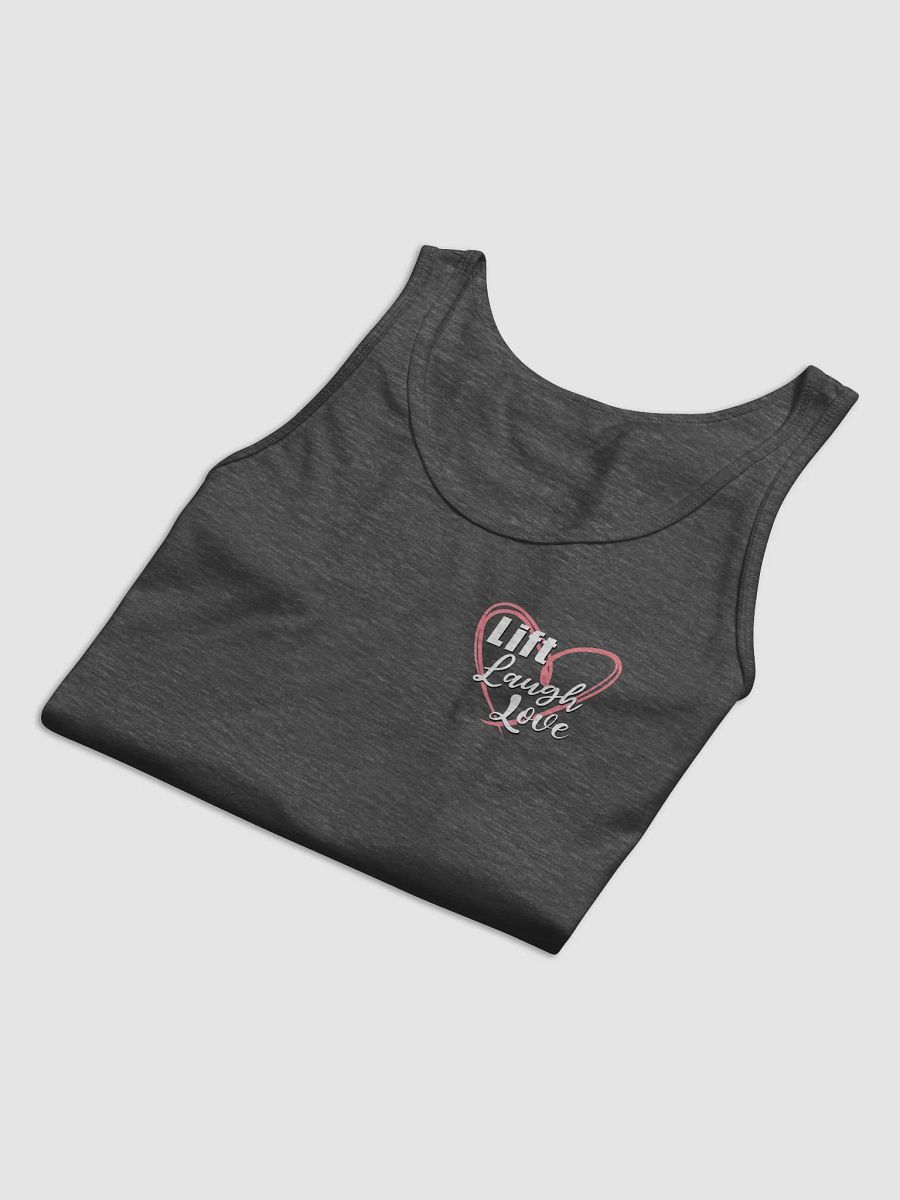 Lift Laugh Love Pink Scribble Heart Tank Top product image (16)