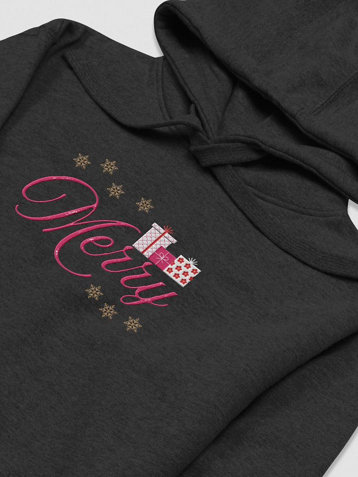 Merry Moments Embroidery Unisex Premium Hoodie product image (2)