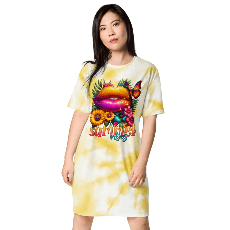 Butterfly Kiss Summer T-Shirt Dress product image (8)