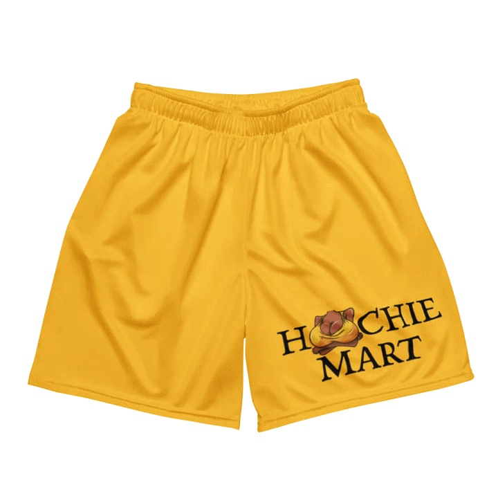 Hoochie Mart Unisex Mesh Shorts Gold product image (2)