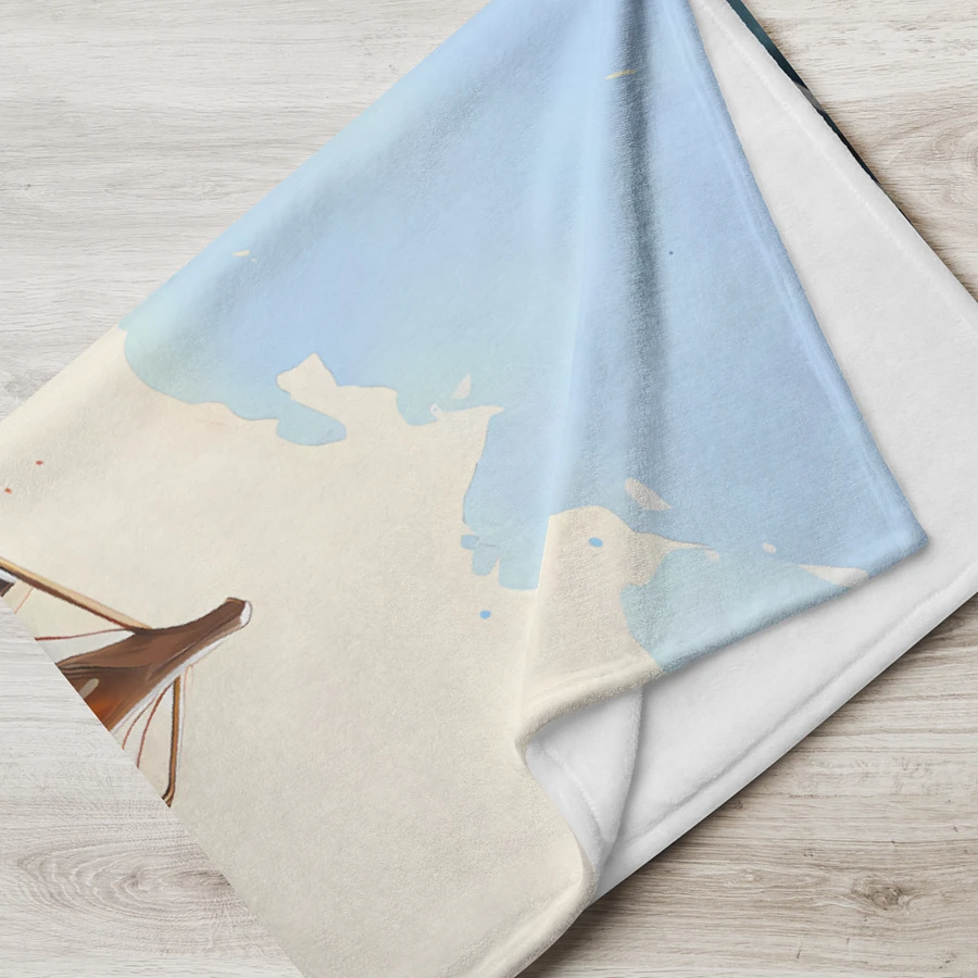 Shipwreck Fishing Boat Throw Blanket product image (7)