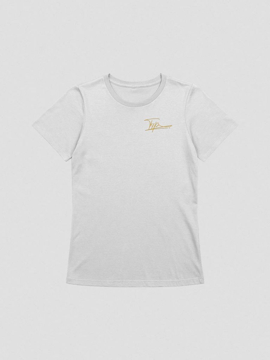 T4P T-shirt White/Goldenrod (Bella+Canvas Women's Supersoft Relaxed-fit) product image (1)