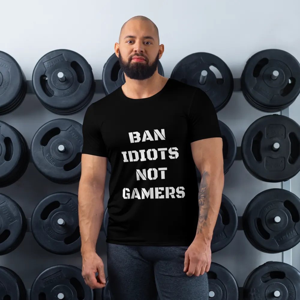 Ban idiots not gamers T-shirt product image (7)