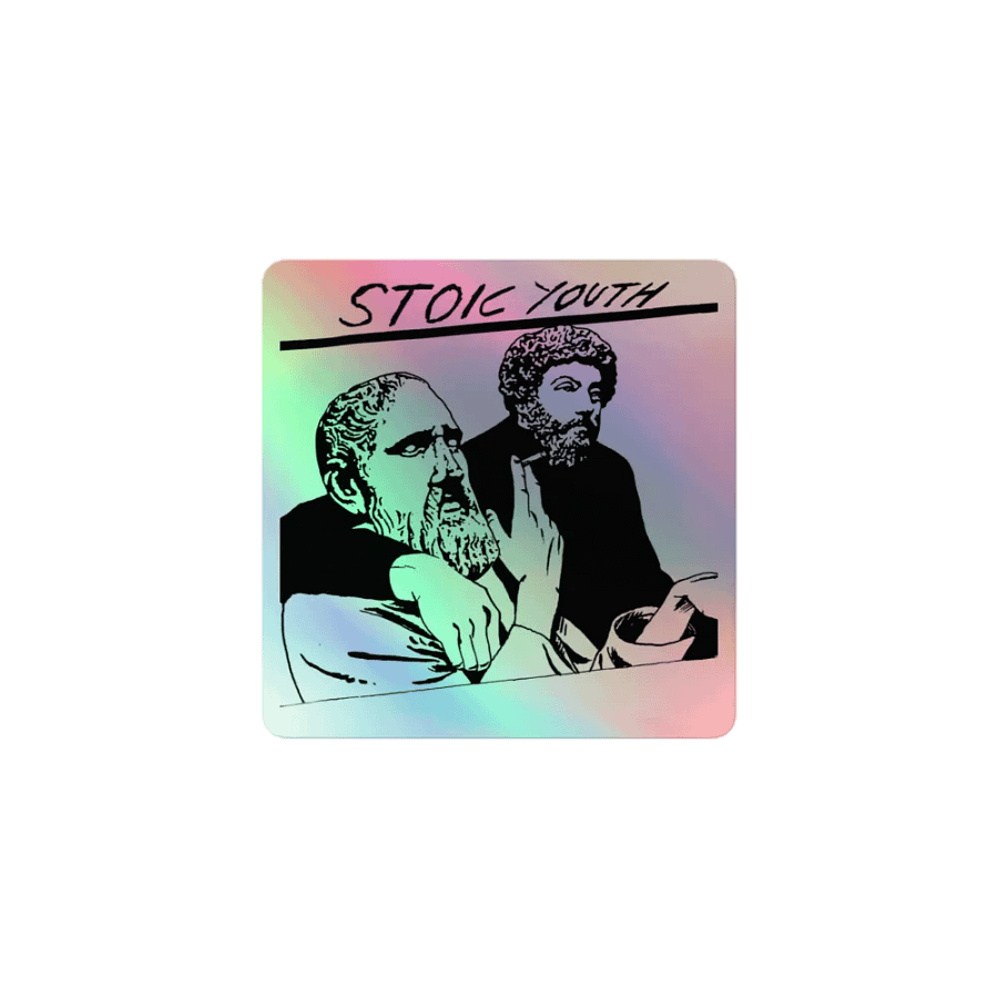 Stoic Youth Kiss-Cut Holographic Sticker product image (1)
